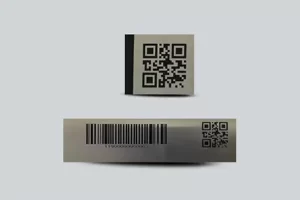 Engraving - Barcode and QR tags