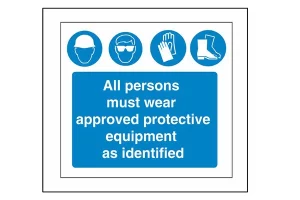 Personal Protection Signs - PPE