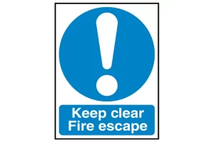 Fire Instruction Signs