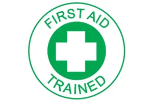 First Aid Stickers