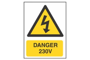Electrical safety Signs