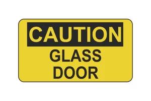 Glass Safety Signs