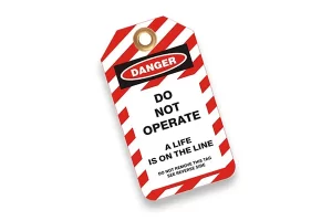 Do Not Operate Tags