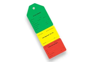 3 Stage Flange Tags (with or without sequential numbering)