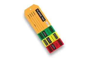 4 Stage Flange Tags (with or without sequential numbering)