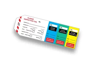 4 Stage Flange Tags (with or without sequential numbering)