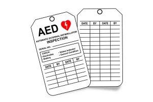 AED Tags (AED Inspection Record Tag & AED Test Record Tag)
