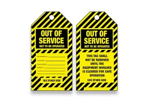 Out of Service Tags