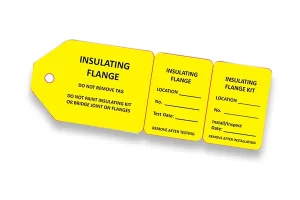 Insulating Flange Tags