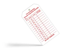 Fire Extinguisher Inspection Tags