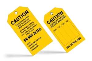 Ladder & Scaffold Tags