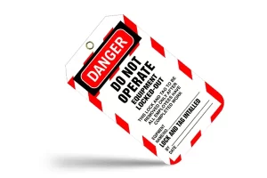 Lockout/Do Not Operate Tags