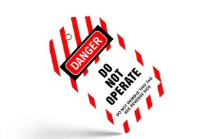 Lockout/Do Not Operate Tags