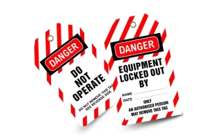Lockout/Do Not Operate Tags