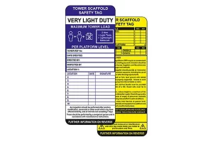 Ladder & Scaffold Tags