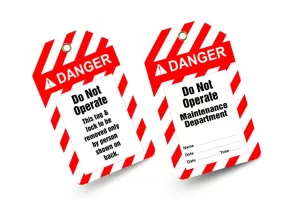 Lockout/Do Not Operate Tags