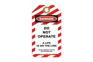 Do Not Operate Tags