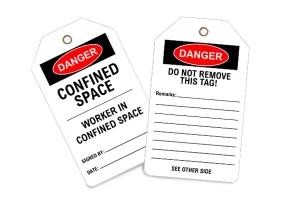 Confined Space Tags