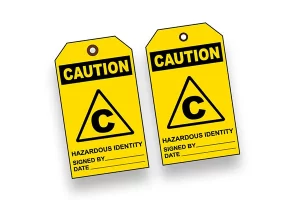 Chemical Hazard Tags