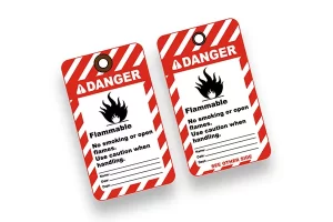 Flammable Warning Tags