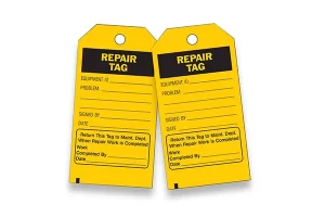 Repair Tags