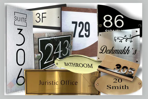 Customized Door Name Plates