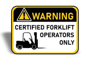 Forklift Truck Signs