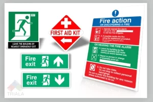 Informational and safety signs