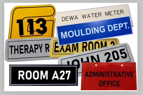 PVC Door Name Plates