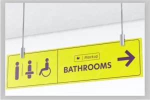 Suspended Ceiling Signs uae