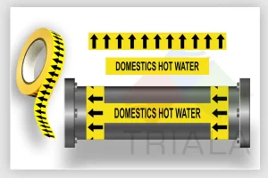 Pipe Marking Labels