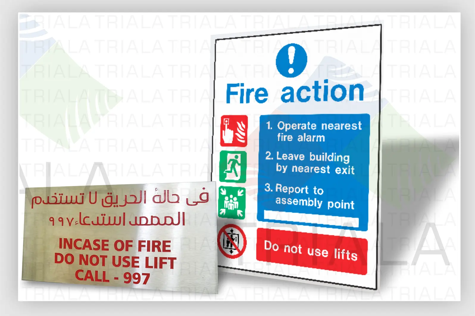 Fire Action Signs