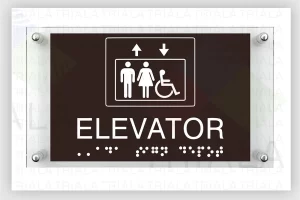 ADA braille signs in UAE