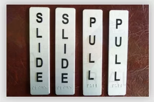 ADA braille signs in UAE