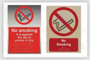 ADA braille signs in UAE