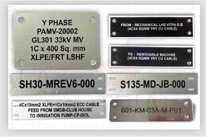Stainless Steel Cable ID Tags