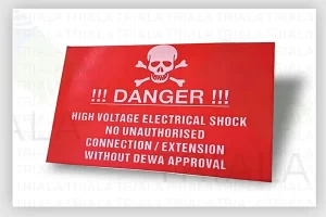 Electrical Warning Stickers