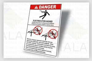 Electrical Warning Stickers
