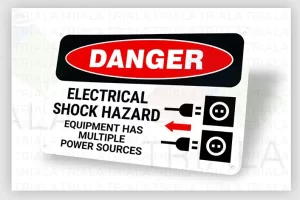 Electrical Warning Stickers