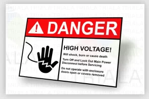Electrical Warning Stickers