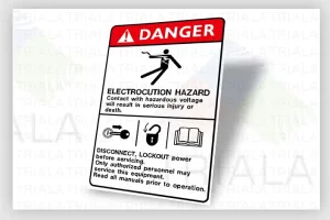 Electrical Warning Stickers