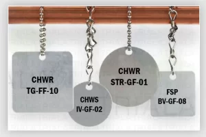 Aluminium Engraved Valve Tags