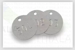 Aluminium Engraved Valve Tags