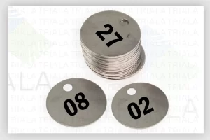 Aluminium Engraved Valve Tags