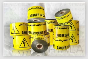 Underground detectable warning tape