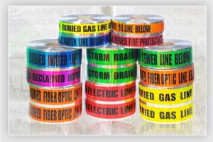 Underground detectable warning tape