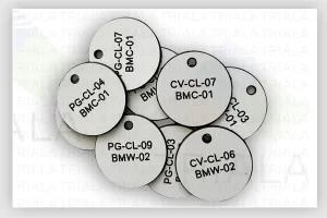 PVC Engraved Valve Tags