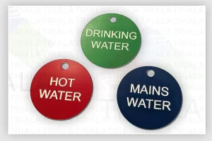 PVC Engraved Valve Tags