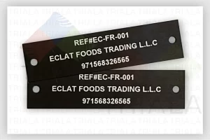 anodized aluminium tags