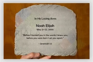 engraving on memorial stones